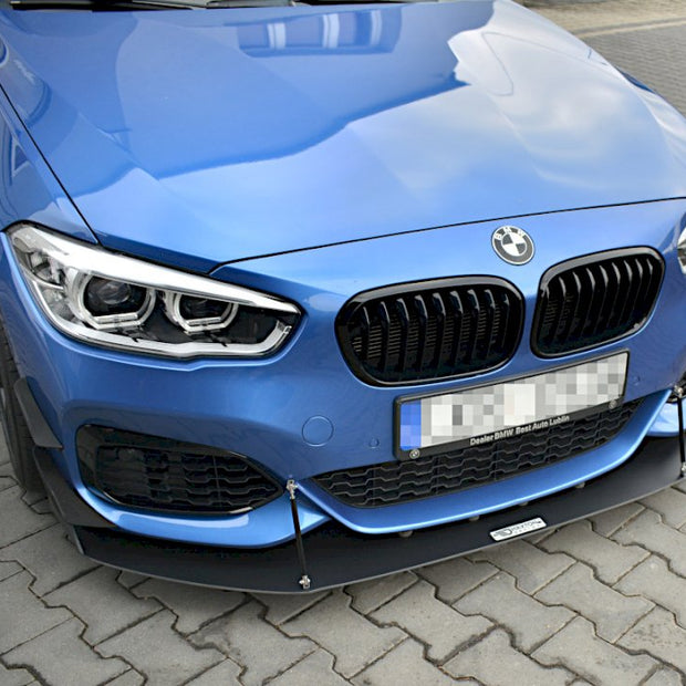 Maxton Design - FRONT RACING SPLITTER V.2 BMW 1 F20/F21 M-POWER FACELIFT (2015-19)