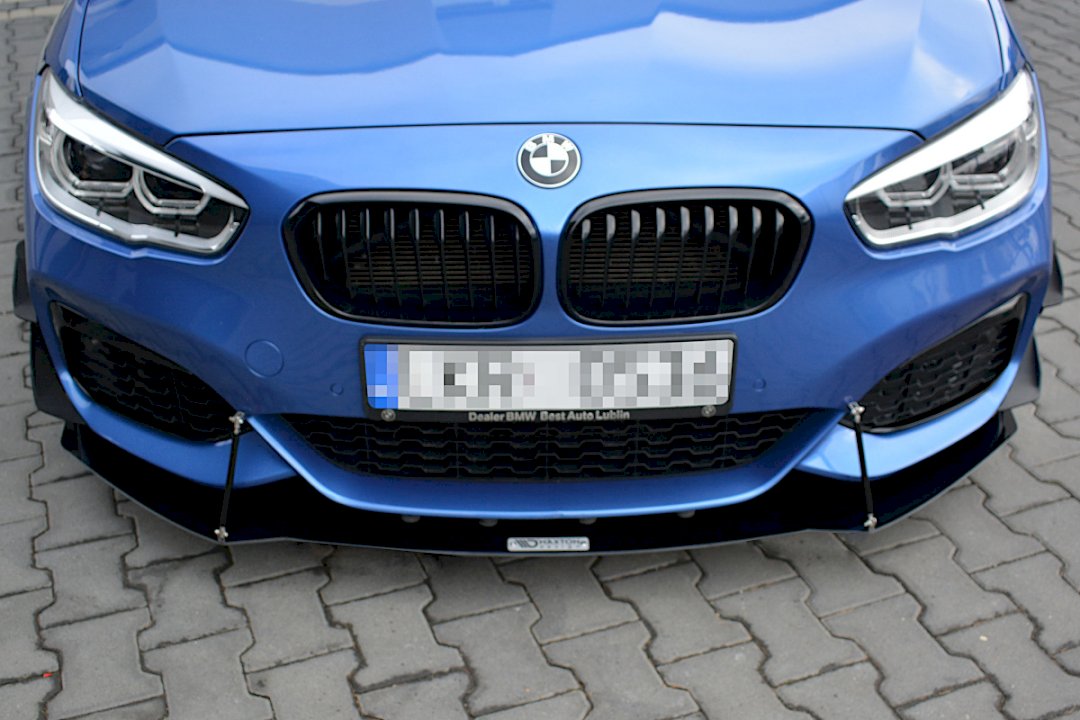 Maxton Design - FRONT RACING SPLITTER V.1 BMW 1 F20/F21 M-POWER FACELIFT (2015-19)