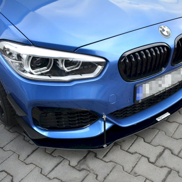 Maxton Design - FRONT RACING SPLITTER V.1 BMW 1 F20/F21 M-POWER FACELIFT (2015-19)