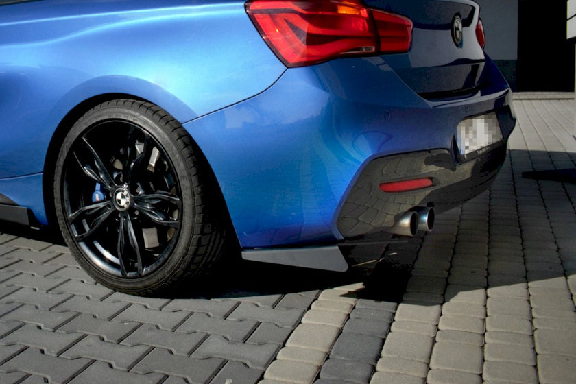 Maxton Design - REAR SIDE SPLITTERS BMW 1 F20/F21 M-POWER FACELIFT (2015-19)