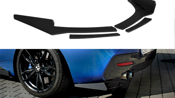 Maxton Design - REAR SIDE SPLITTERS BMW 1 F20/F21 M-POWER FACELIFT (2015-19)