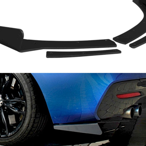 Maxton Design - REAR SIDE SPLITTERS BMW 1 F20/F21 M-POWER FACELIFT (2015-19)