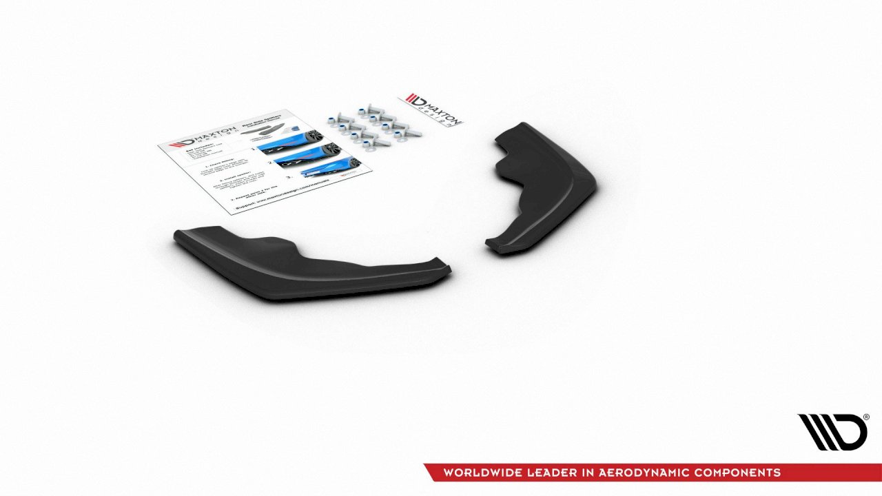 Maxton Design - REAR SIDE SPLITTERS V.3 BMW 1 F40 M-SPORT / M135I