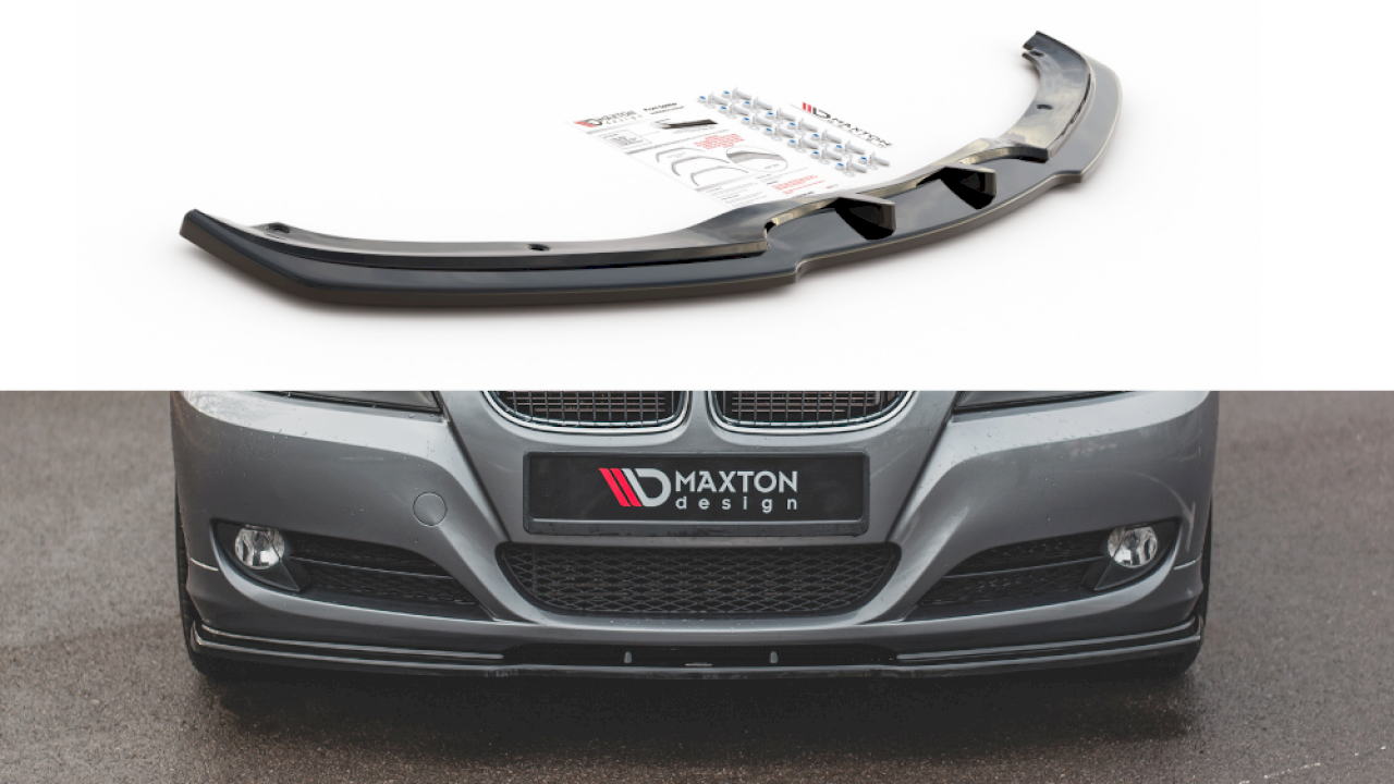 Maxton Design - FRONT SPLITTER V2 BMW 3 SERIES E91 FACELIFT (2008-2011)