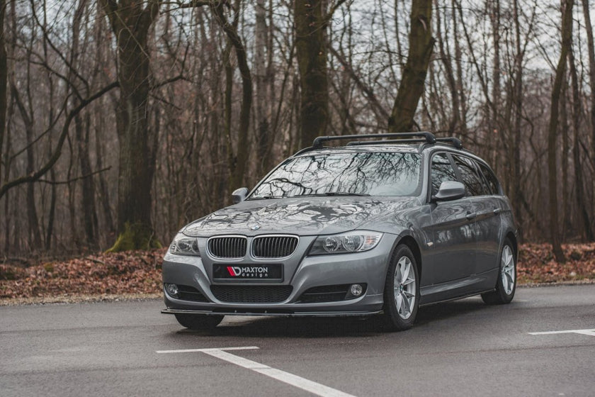 Maxton Design - FRONT SPLITTER V2 BMW 3 SERIES E91 FACELIFT (2008-2011)