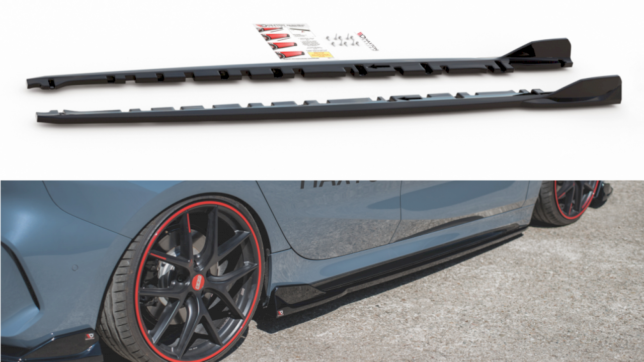 Maxton Design - SIDE SKIRTS DIFFUSERS V.3 BMW 1 SERIES F40 M135I /M-SPORT (2019-)