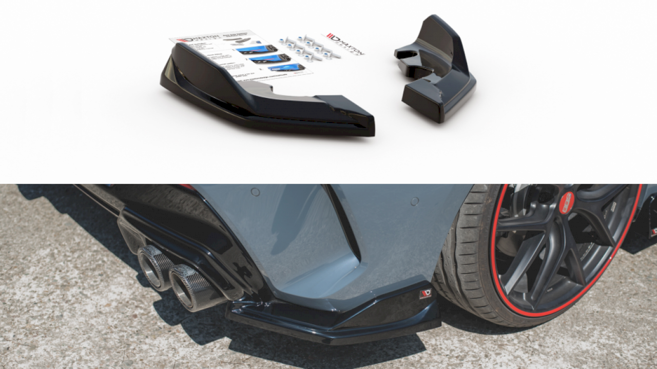 Maxton Design - REAR SIDE SPLITTERS V.4 BMW 1 F40 M-SPORT / M135I