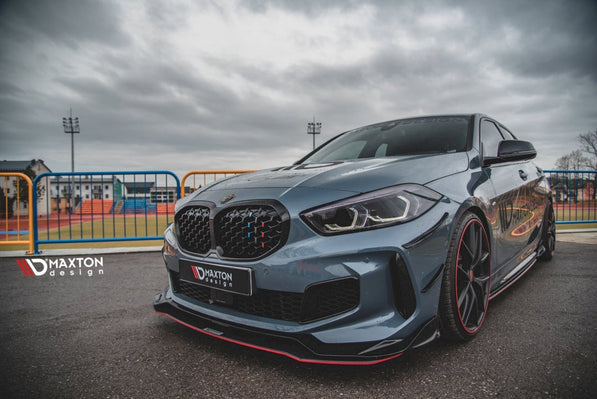 Maxton Design - FRONT BUMPER WINGS (CANARDS) BMW 1 F40 M-PACK / M135I