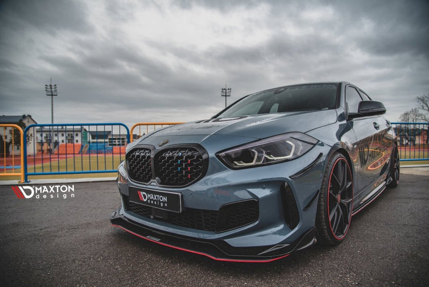 Maxton Design - FRONT BUMPER WINGS (CANARDS) BMW 1 F40 M-PACK / M135I