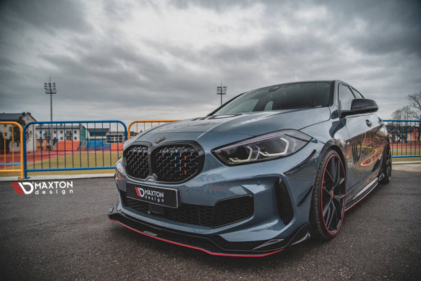 Maxton Design - FRONT BUMPER WINGS (CANARDS) BMW 1 F40 M-PACK / M135I