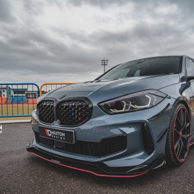 Maxton Design - FRONT BUMPER WINGS (CANARDS) BMW 1 F40 M-PACK / M135I