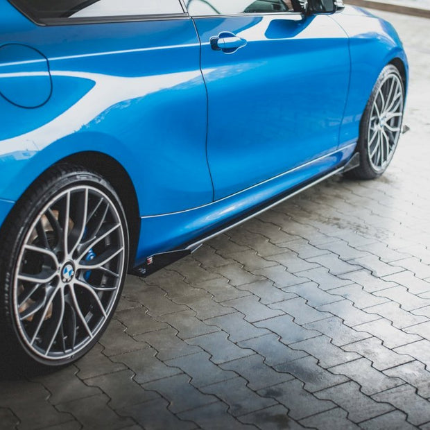 Maxton Design - STREET PRO DURABILITY SIDE SKIRTS DIFFUSERS (+FLAPS) BMW M135I F20 (2011-2015)