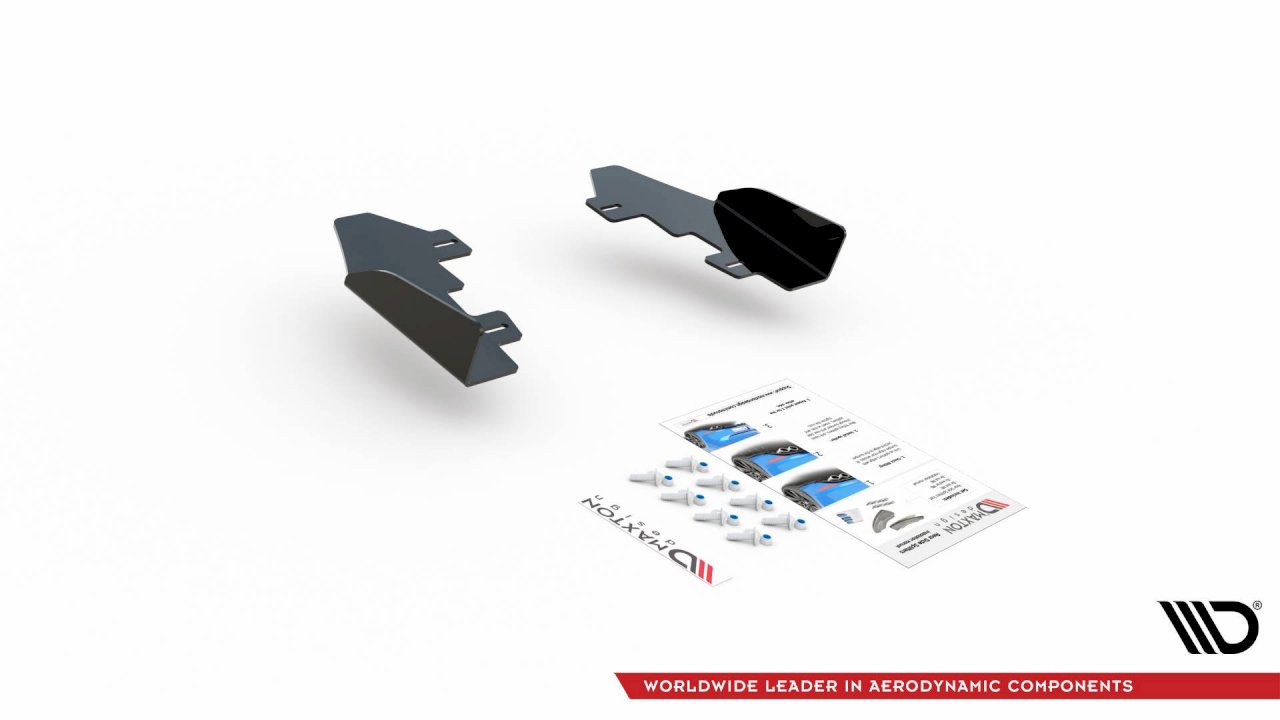Maxton Design - STREET PRO REAR SIDE FLAPS BMW 1 F20 M-PACK FACELIFT / M140I (2015-2019)
