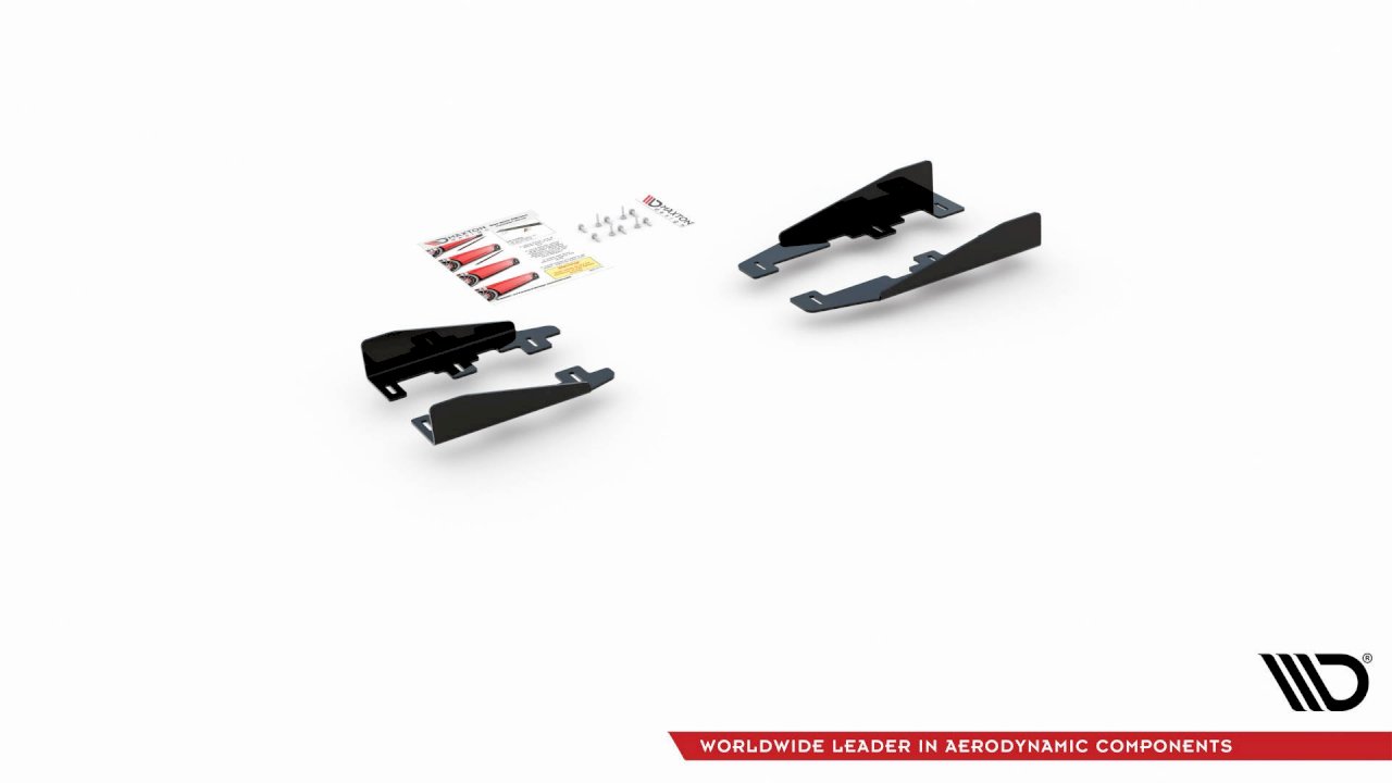 Maxton Design - STREET PRO SIDE FLAPS BMW 1 F20 M-PACK FACELIFT / M140I (2015-2019)