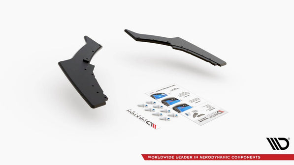 Maxton Design - STREET PRO DURABILITY REAR SIDE SPLITTERS V3 BMW 1 F20 M-PACK FACELIFT / M140I (2015-2019)