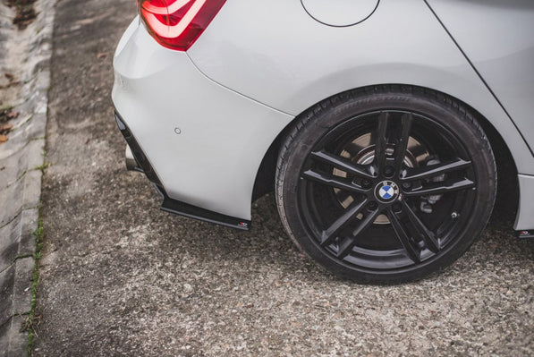 Maxton Design - STREET PRO DURABILITY REAR SIDE SPLITTERS V3 BMW 1 F20 M-PACK FACELIFT / M140I (2015-2019)