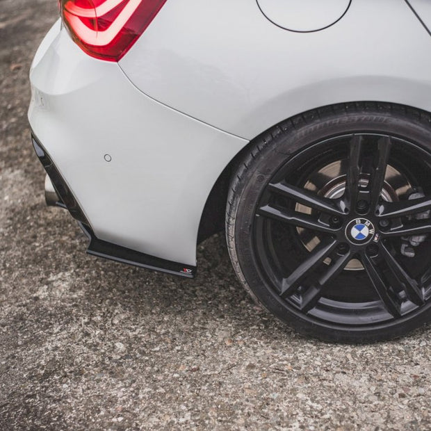 Maxton Design - STREET PRO DURABILITY REAR SIDE SPLITTERS V3 BMW 1 F20 M-PACK FACELIFT / M140I (2015-2019)