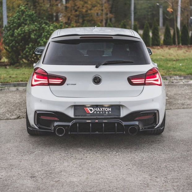 Maxton Design - STREET PRO DURABILITY REAR SIDE SPLITTERS V3 BMW 1 F20 M-PACK FACELIFT / M140I (2015-2019)