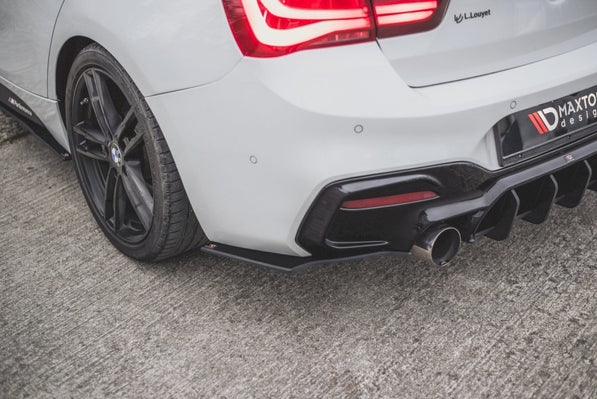 Maxton Design - STREET PRO DURABILITY REAR SIDE SPLITTERS V3 BMW 1 F20 M-PACK FACELIFT / M140I (2015-2019)