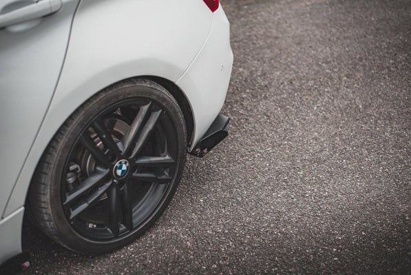 Maxton Design - STREET PRO DURABILITY REAR SIDE SPLITTERS V3 (+FLAPS) BMW 1 F20 M-PACK FACELIFT / M140I (2015-2019)