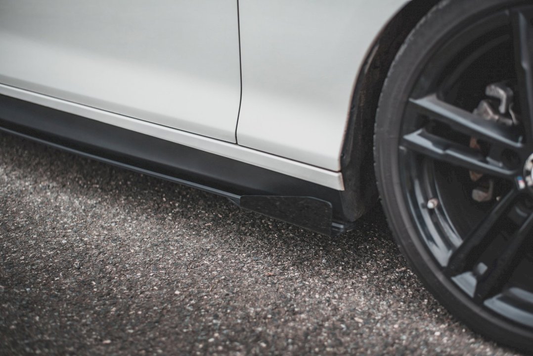 Maxton Design - STREET PRO DURABILITY SIDE SKIRTS DIFFUSERS V2 (+FLAPS) BMW 1 F20 M-PACK FACELIFT / M140I (2015-2019)