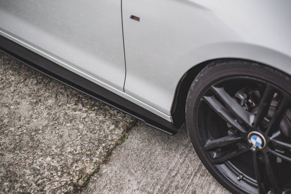 Maxton Design - STREET PRO DURABILITY SIDE SKIRTS DIFFUSERS V2 BMW 1 F20 M-PACK FACELIFT / M140I (2015-2019)