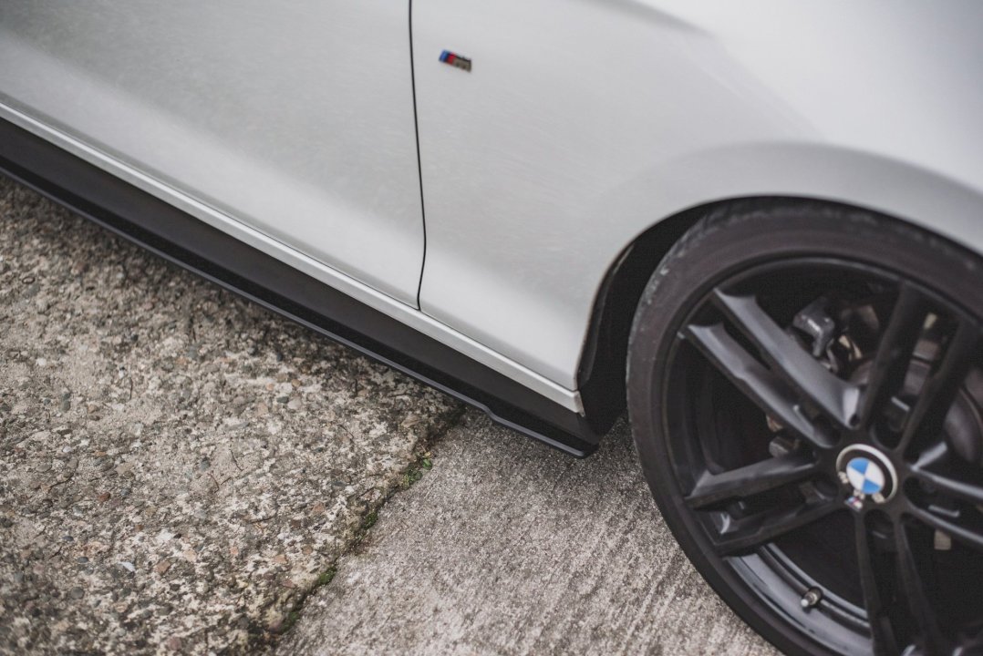 Maxton Design - STREET PRO DURABILITY SIDE SKIRTS DIFFUSERS V2 BMW 1 F20 M-PACK FACELIFT / M140I (2015-2019)