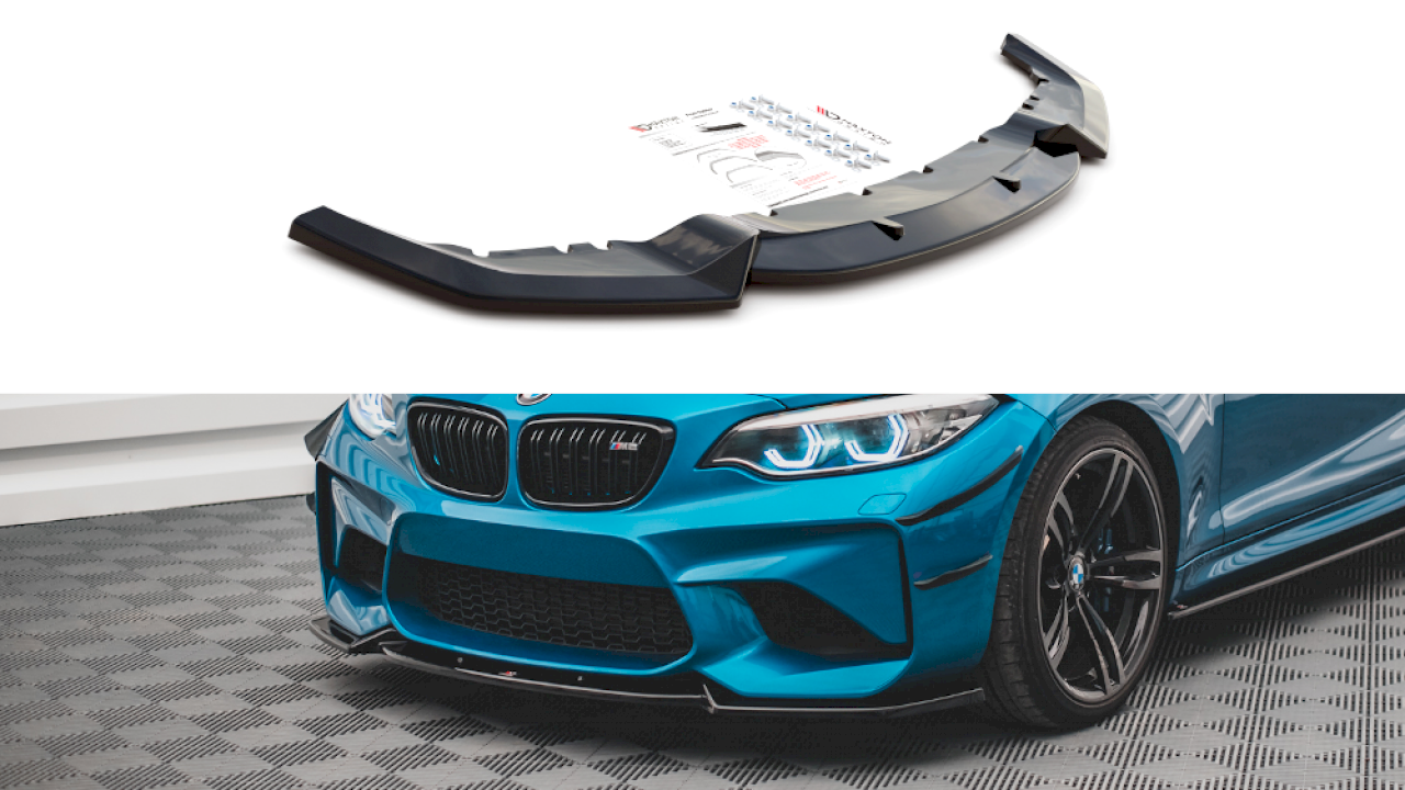 Maxton Design - FRONT SPLITTER V.2 BMW M2 F87 (2016-2020)