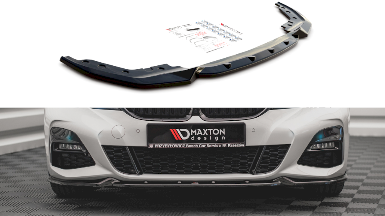 Maxton Design - FRONT SPLITTER V.4 BMW 3 G20 / G21 M-PACK (2018-)