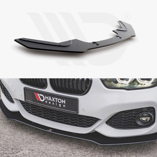 Maxton Design - STREET PRO FRONT SPLITTER V.3 BMW 1 F20 M-PACK FACELIFT / M140I