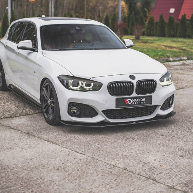 Maxton Design - STREET PRO FRONT SPLITTER V.3 BMW 1 F20 M-PACK FACELIFT / M140I