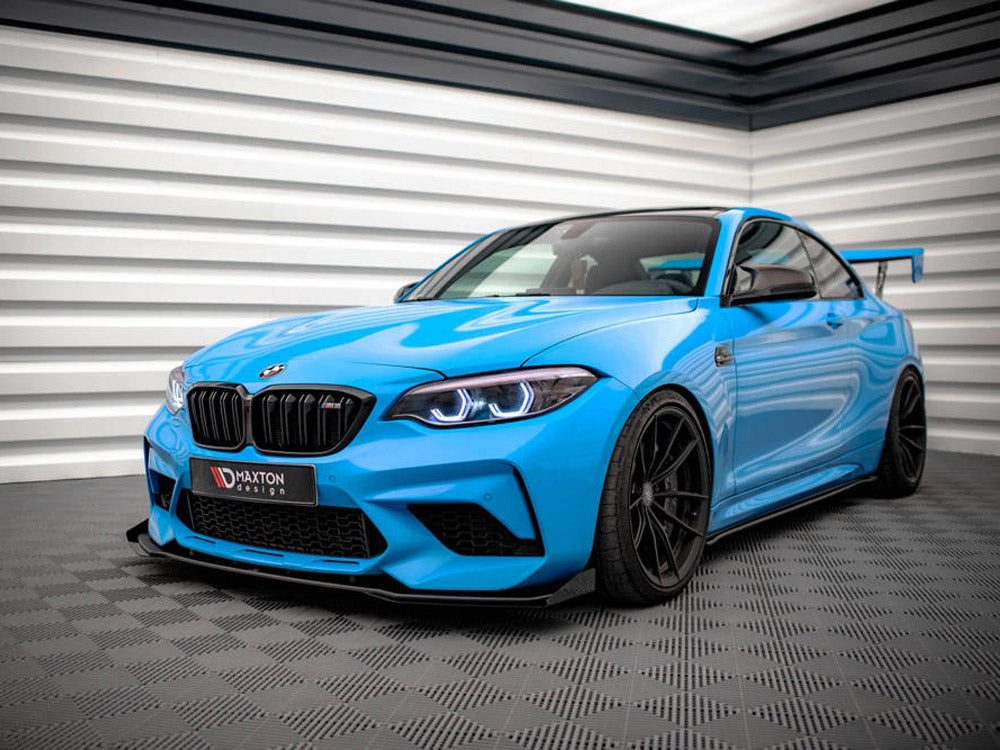 Maxton Design - STREET PRO FRONT SPLITTER V.1 (+FLAPS) BMW M2 F87 (2016-2020)
