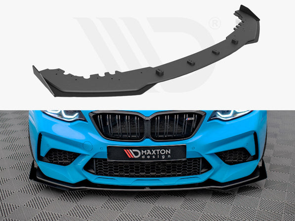 Maxton Design - STREET PRO FRONT SPLITTER V.1 (+FLAPS) BMW M2 F87 (2016-2020)