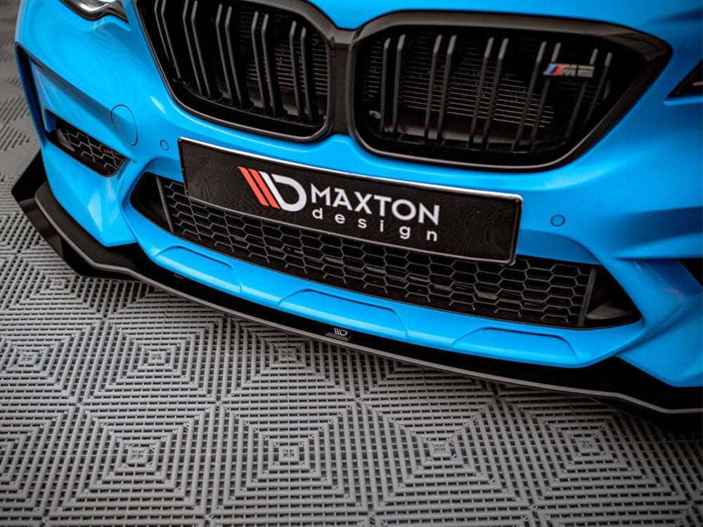 Maxton Design - STREET PRO FRONT SPLITTER V.1 (+FLAPS) BMW M2 F87 (2016-2020)