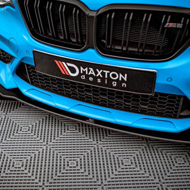Maxton Design - STREET PRO FRONT SPLITTER V.1 (+FLAPS) BMW M2 F87 (2016-2020)