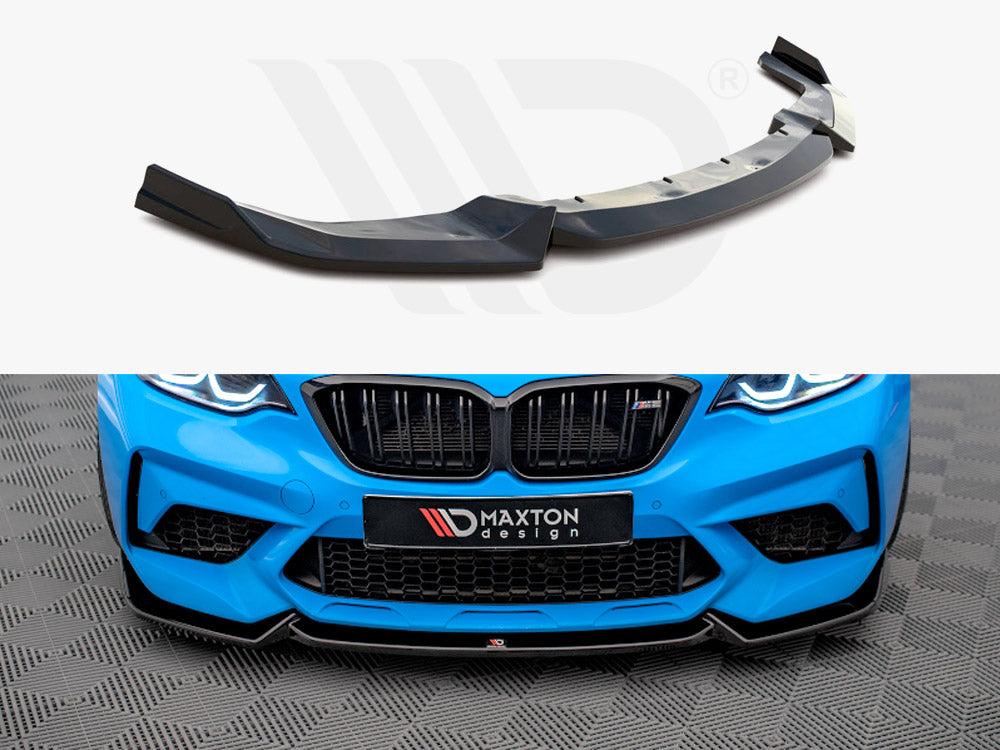 Maxton Design - FRONT SPLITTER V.2 BMW M2 COMPETITION F87 (2018-2020)