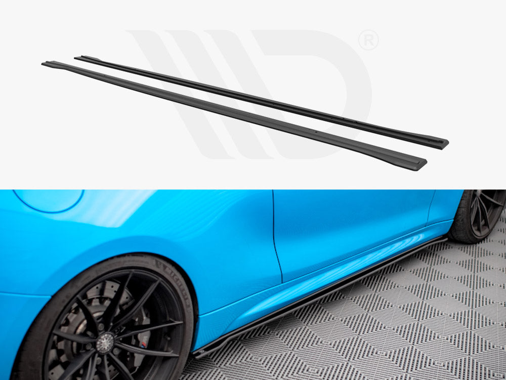 Maxton Design - STREET PRO SIDE SKIRTS DIFFUSERS BMW M2 F87 (2016-2020)