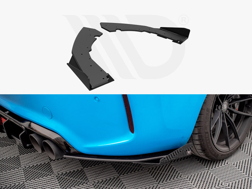Maxton Design - STREET PRO REAR SIDE SPLITTERS (+FLAPS) BMW M2 F87 (2016-2020)