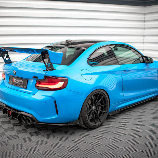 Maxton Design - STREET PRO REAR SIDE SPLITTERS (+FLAPS) BMW M2 F87 (2016-2020)