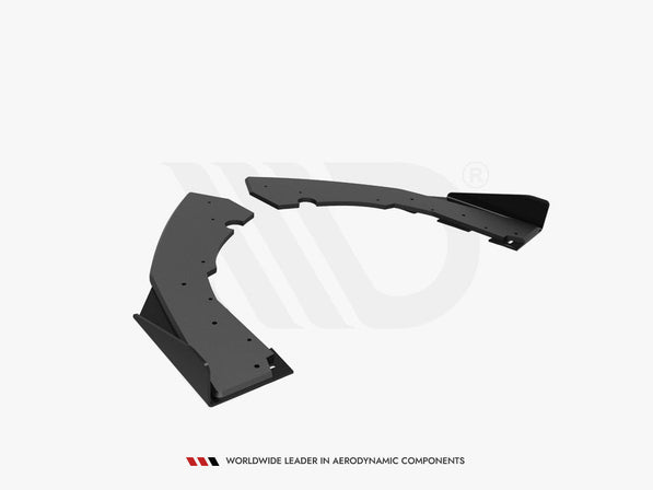Maxton Design - STREET PRO REAR SIDE SPLITTERS (+FLAPS) BMW M2 F87 (2016-2020)