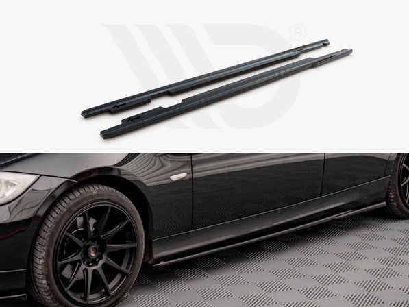 Maxton Design - SIDE SKIRTS DIFFUSERS BMW 3 E90 (2004-2008)