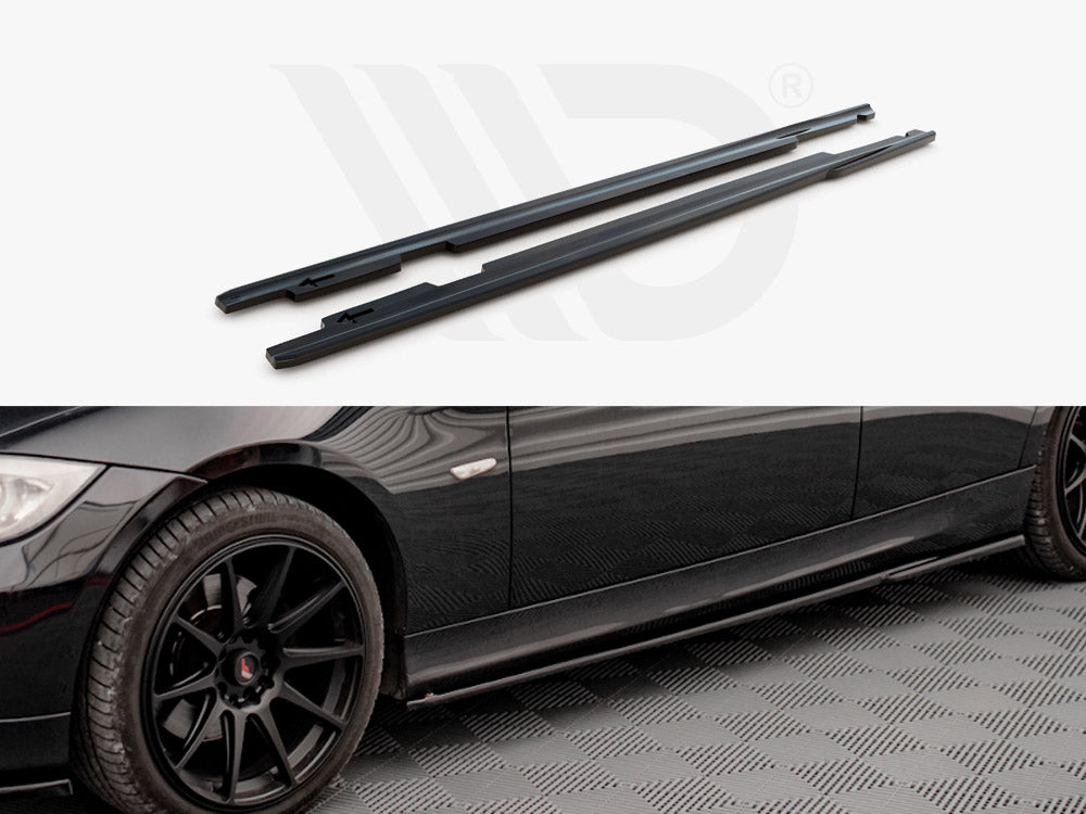 Maxton Design - SIDE SKIRTS DIFFUSERS BMW 3 E90 (2004-2008)