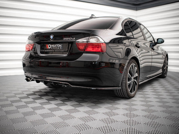 Maxton Design - CENTRAL REAR SPLITTER (VERTICAL BARS) BMW 3 SEDAN E90 (2004-2008)