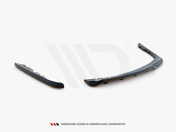 Maxton Design - CENTRAL REAR SPLITTER (VERTICAL BARS) BMW 3 SEDAN E90 (2004-2008)
