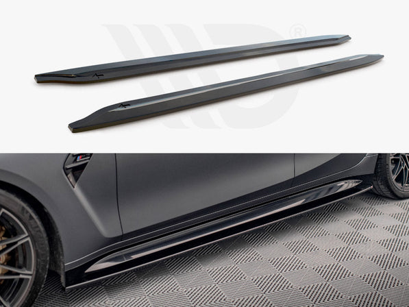 Maxton Design - SIDE SKIRTS DIFFUSERS V.1 BMW M3 G80 (2021-)