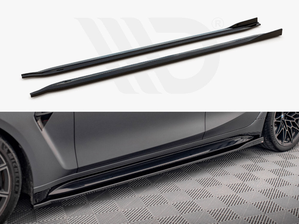 Maxton Design - SIDE SKIRTS DIFFUSERS V.2 BMW M3 G80 (2021-)