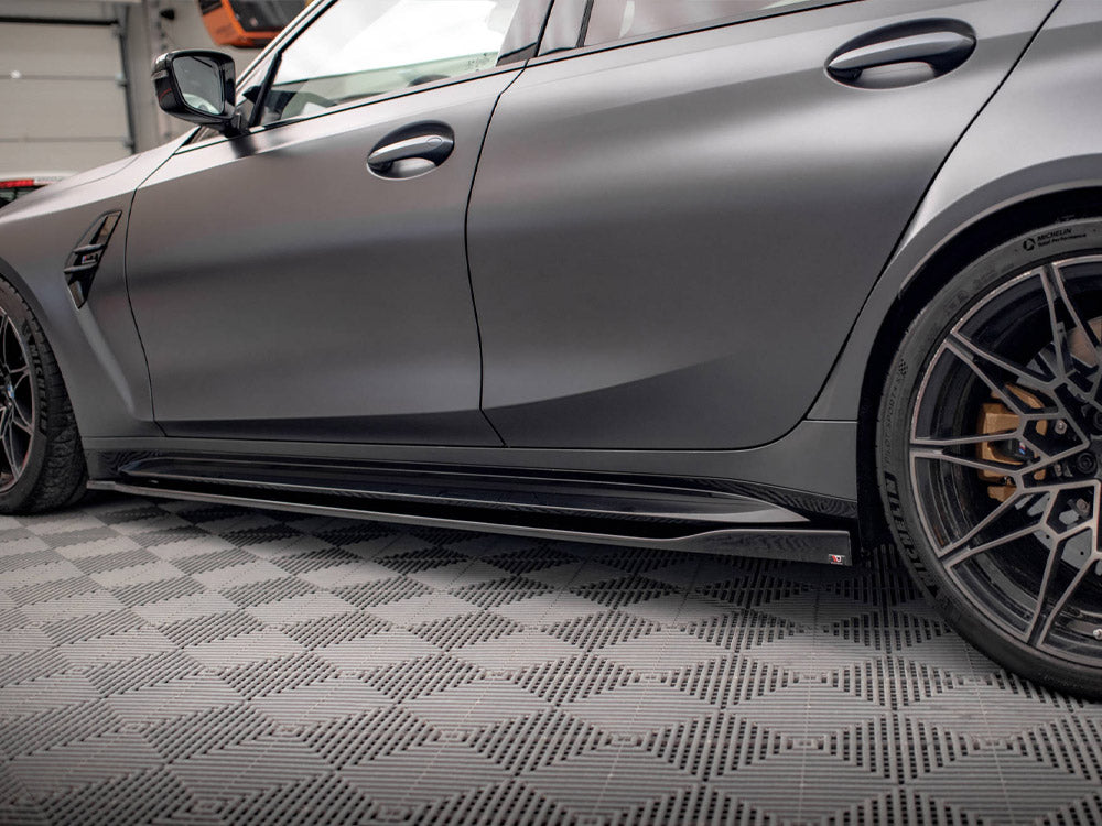 Maxton Design - SIDE SKIRTS DIFFUSERS V.2 BMW M3 G80 (2021-)
