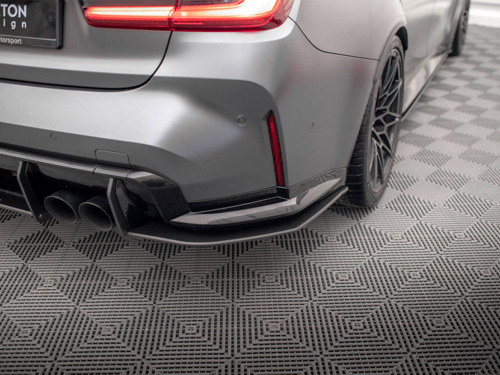 Maxton Design - Street PRO Rear Side Splitters V.1 BMW M3 Sedan / Touring G80 / G81