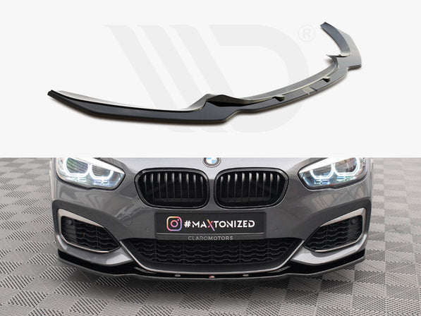 Maxton Design - FRONT SPLITTER V.1 BMW 1 F20/F21 M-POWER FACELIFT (2015-2019)
