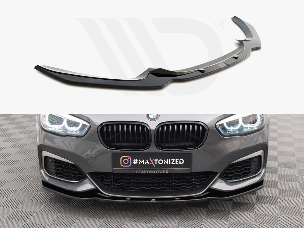 Maxton Design - FRONT SPLITTER V.1 BMW 1 F20/F21 M-POWER FACELIFT (2015-2019)